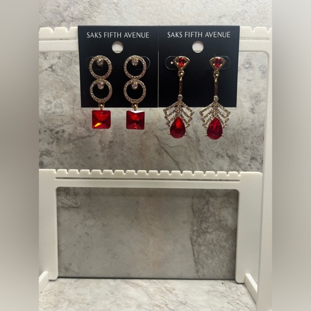 Saks Fifth Avenue Earrings Bundle of 2